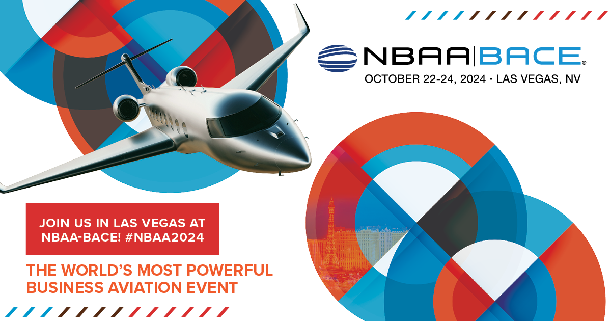 NBAA - BACE 拉斯维加斯 - 10 月 22-24 日，西厅 930 号展位