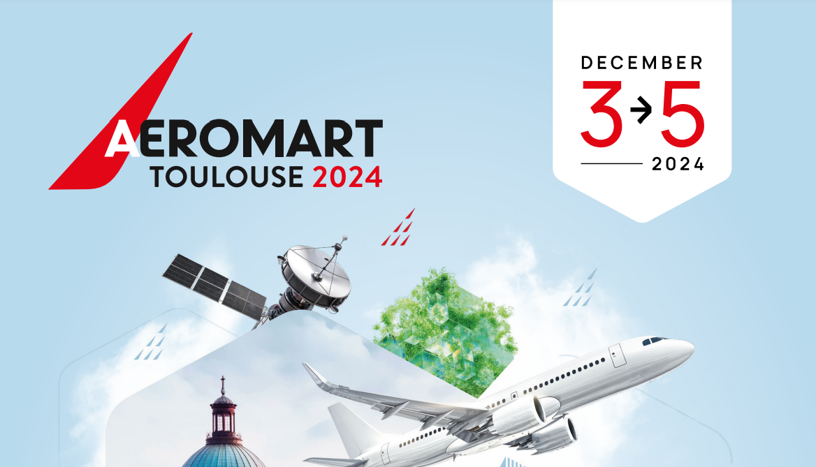 Aeromart Tolosa - 3-5 dicembre, stand #H3 J88