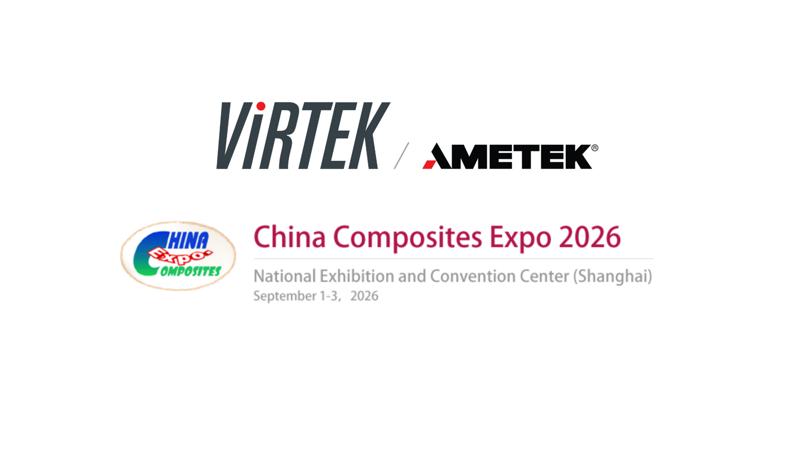 China Composites - Du 1er au 3 septembre 2026 à Shanghai, stand : hall 7.2, stand 7A05
