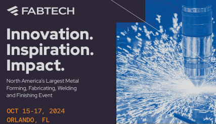 FABTECH Orlando - 15-17 ottobre 2024- Stand #S18086