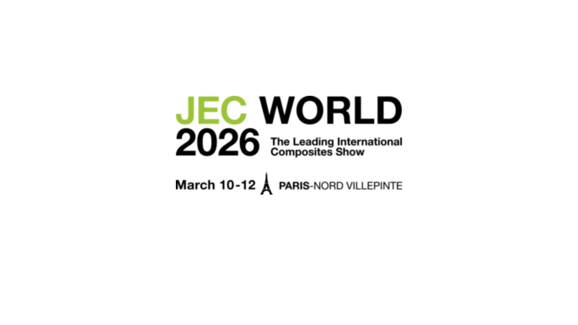 JEC World - 3 月 10 - 12 日，5 号展厅，K14 展台