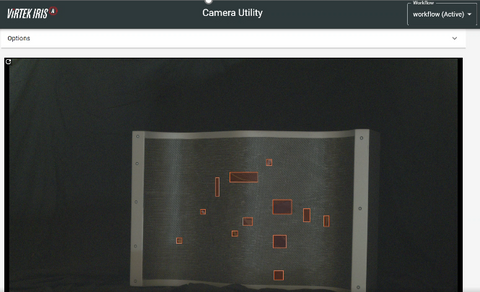 Cámara de inspección Virtek Ai - FOD general y papel soporte