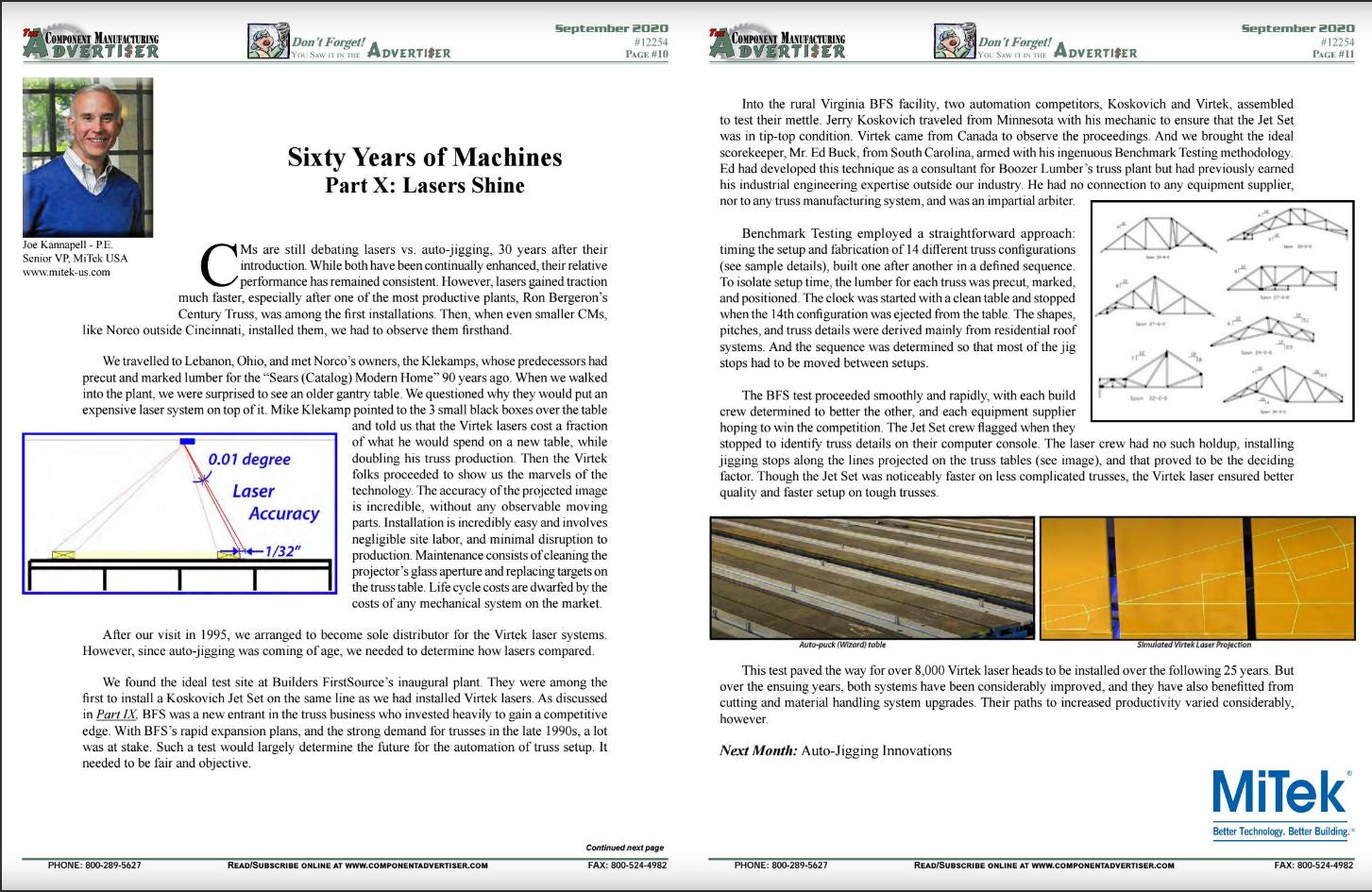 Articolo Mitek Virtek